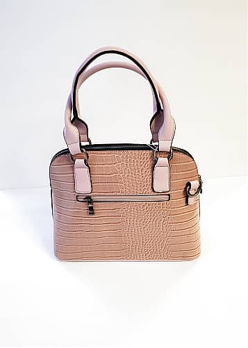 Vegan Leather Textured Handbag