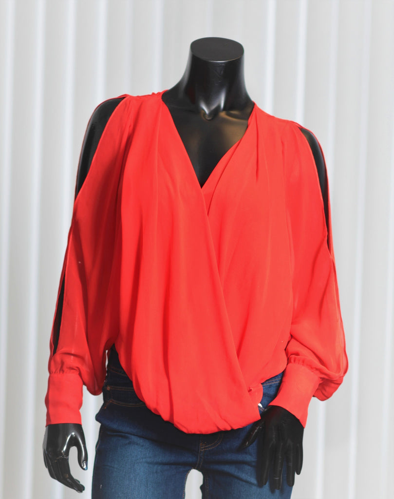 Long Sleeve Top with Arm Slits