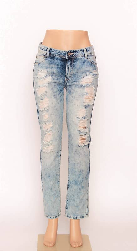 Hart Denim Relaxed Faded Distressed